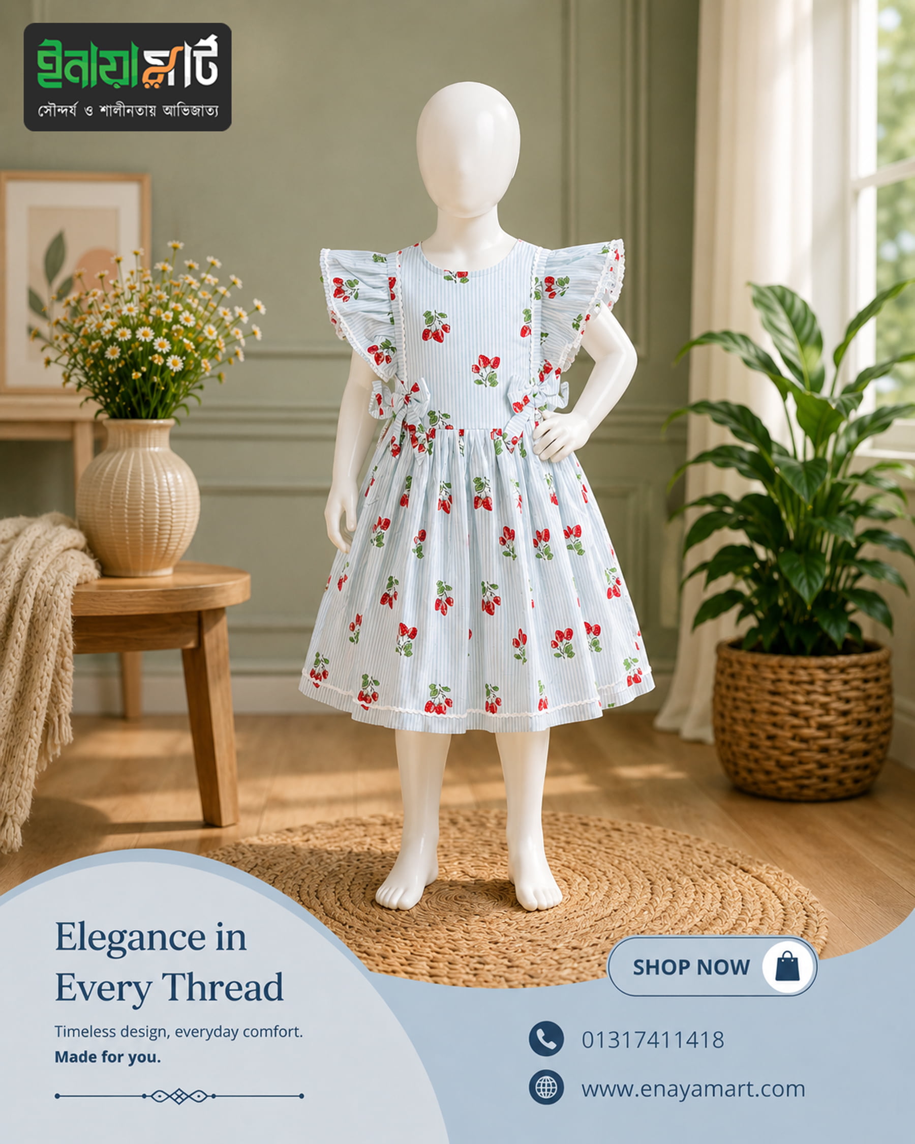 China Cotton Baby Frock